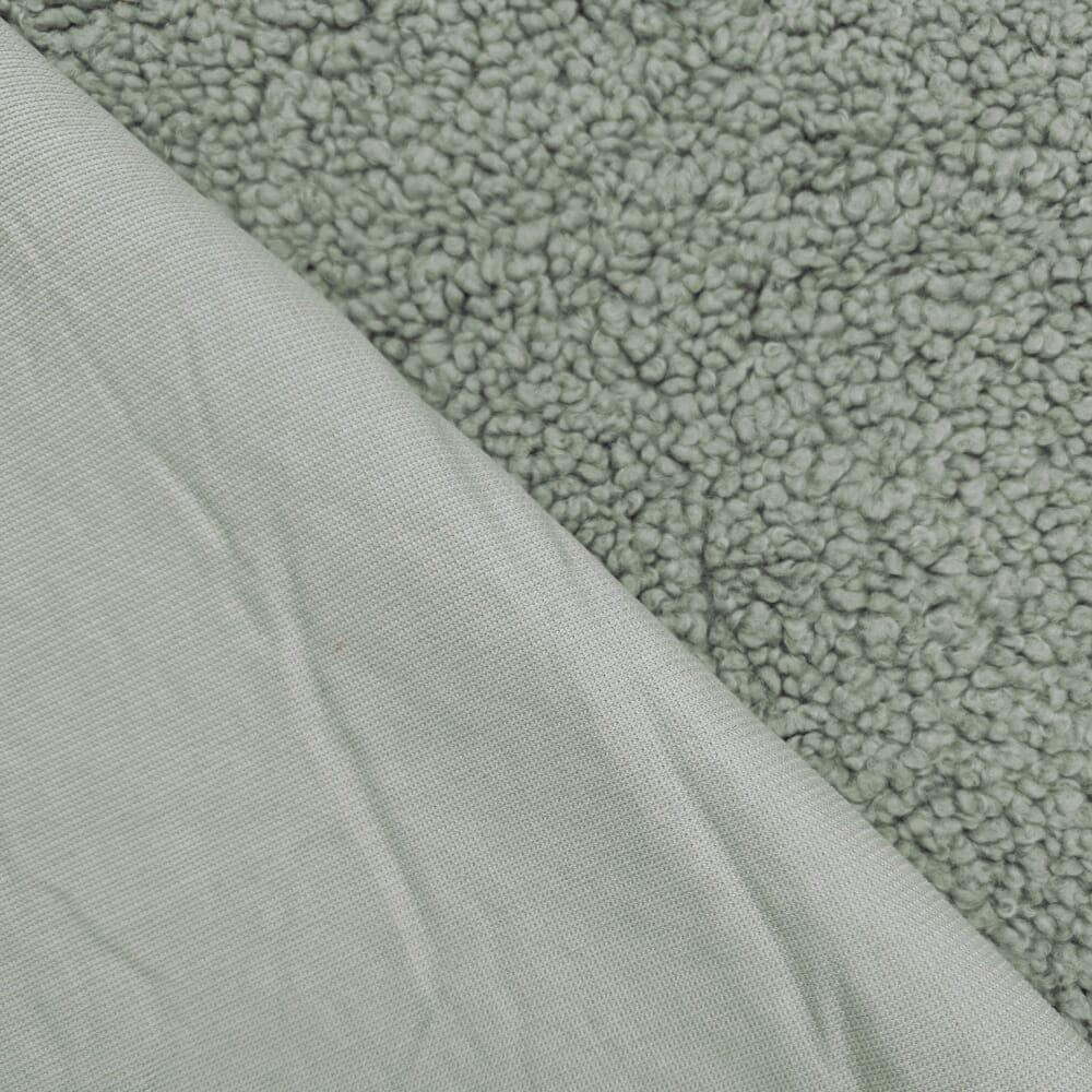 Zuber Sherfa Super Sherpa Fabric Online - Light Grey, Upholstery Sherpa Fabric Online